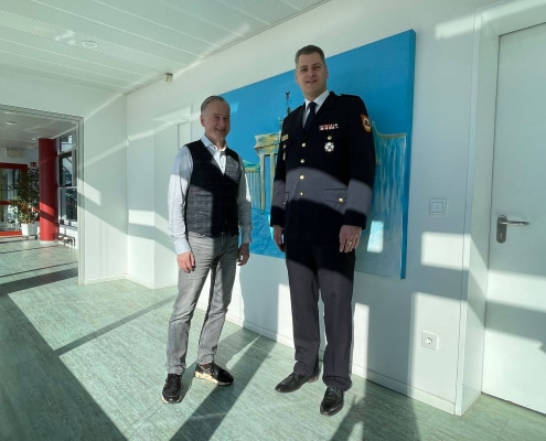 Schlüsselübergabe für das Kompetenzzentrum